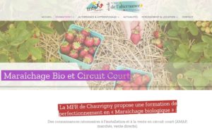 Maraîchage bio et le circuit court, formation de la MFR de Chauvigny