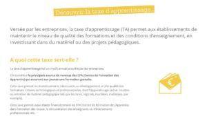  Taxe d'apprentissage, une ressource pour la Maison Familiale Rurale de Chauvigny