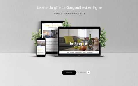 site web La Gargouil - Rédaction LS Com' - Conception Mila WebDesgn