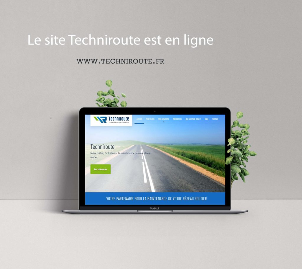 Site Techniroute réalisé par LS Com et Mila Weisweiller